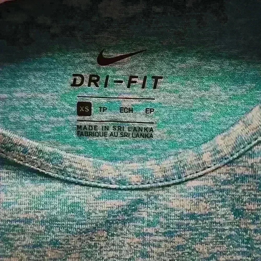 Nike Dri Fit Tank Teal XS